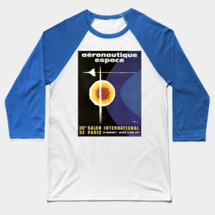 1973 French Aeronautics and Space Exhibition Baseball T-Shirt